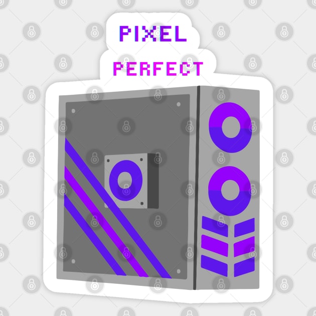 Pixel perfect Pc Sticker by keenC